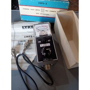 Vintage Lykes SWFS-2 Standing Wave Bridge and Field Strength Indicator